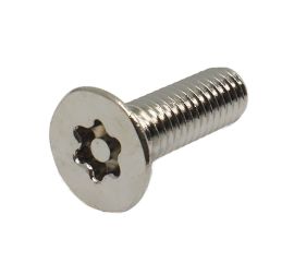 Steel Nickel 6-LOBE Pin Flat Head Screw Made in Japan