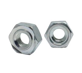 JIS B-1196 Steel White Zinc Cr+3 Hex Weld Nut 1A Type Made in Japan