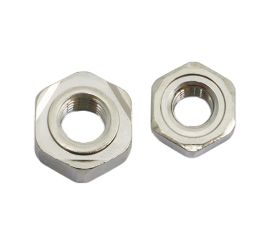 JIS B-1196 Steel Nickel Hex Weld Nut 1A Type Made in Japan