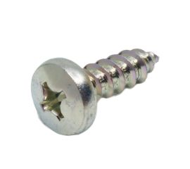 JIS B-1122 Steel White Zinc Cr+3 Bind Head Tapping Screw A-Type Made in Japan