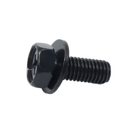 JIS B-1188 Steel Black Zinc Cr+3 Upset Hex Bolt (+) SEMS P=1 Made in Japan