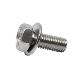 JIS B-1188 Stainless Steel 304 Upset Hex Bolt (+) SEMS P=1 Made in Japan