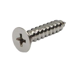 JIS B-1122 Steel Nickel Flat Head Tapping Screw A-Type Made in Japan