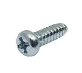 JIS B-1122 Steel White Zinc Cr+3 Pan Head Tapping Screw B-0 Type Made in Japan