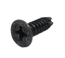 JIS B-1122 Steel Black Zinc Cr+3 Flat Head Tapping Screw B-1 Type Made in Japan