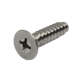 JIS B-1122 Stainless Steel 304 Flat Head Tapping Screw B-1 Type Made in Japan