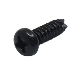 JIS B-1122 Steel Black Zinc Cr+3 Pan Head Tapping Screw B-1 Type Made in Japan