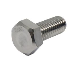 JIS B-1180 Stainless Steel 316L Hex Bolt Full Thread Made in Japan