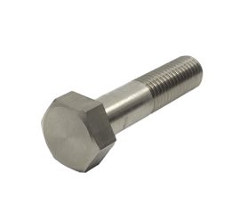 JIS B-1180 Brass/Nickel Hex Bolt Half Thread Made in Japan