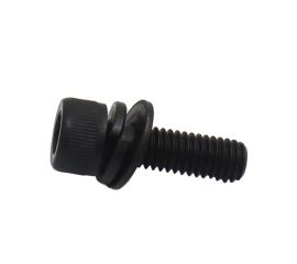 Steel Black Oxide Cap Screw SEMS P=3 Made in Japan