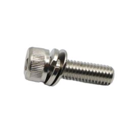 Steel Nickel Cap Screw SEMS P=4 Made in Japan