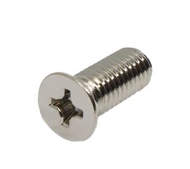 Nickel Flat Small Head Screw (+) Made in Japan