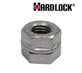 Stainless Steel 304 Hard-Lock (R) Nut with Rim Made in Japan
