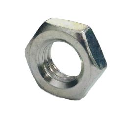 JIS B-1181 Steel White Zinc Cr+3 Hex Nut Type-3 (Thin-Type) Made in Japan