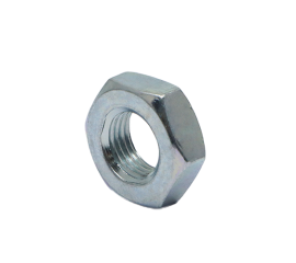 JIS B-1181 Steel White Zinc Cr+3 Hex Nut Type-3 (Thin-Type) Fine Pitch Made in Japan