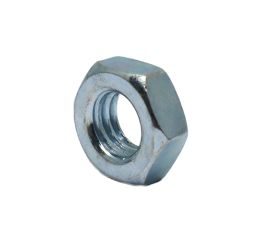 JIS B-1181 White Zinc Cr+3 Hex Nut Type-3 (Left Thread) Made in Japan