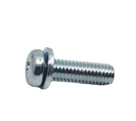 JIS B-1188 Steel White Zinc Cr+3 Pan Head Screw SEMS IK=1 Made in Japan