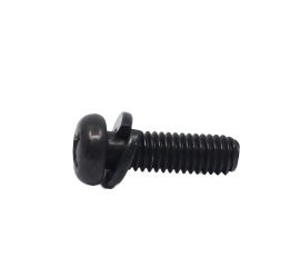 JIS B-1188 Black Stainless Steel 304 Pan Head Screw SEMS P=2 Made in Japan