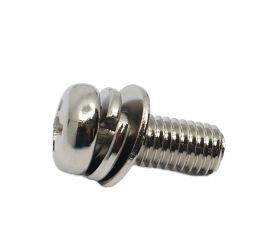 JIS B-1188 Steel Nickel Pan Head Screw SEMS P=4 Made in Japan