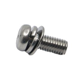 JIS B-1188 Stainless Steel 304 Pan Head Screw SEMS P=4 Made in Japan