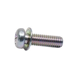 JIS B-1188 Steel White Zinc Cr+3 Pan Head Screw SEMS PK=1 Made in Japan