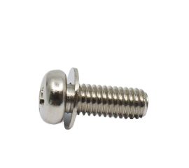 JIS B-1188 Steel Nickel Pan Head Screw SEMS PK=1 Made in Japan