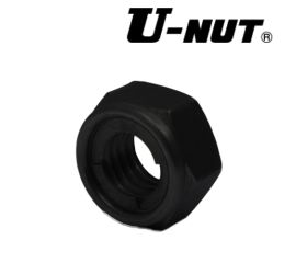 Steel Black Zinc Cr+3 U-Nut (Fujiseimitsu) Made in Japan