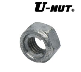 S45C(H) Hot Dip Galvanized U-Nut (Fujiseimitsu) Made in Japan