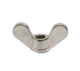 JIS B-1185 Brass Nickel Wing Nut Type-2 (R) (Forging) Made in Japan