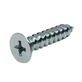 Steel White Zinc Cr+3 Flat Head Tapping Screw A-Type | Nejireo